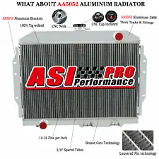 4 ROW ALUMINUM RADIATOR FOR 1968-1974 AMC JAVELIN/AMX/RAMBLER/MARLIN/REBEL/SST