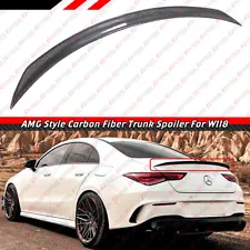 FOR 2020-2024 MERCEDES BENZ W118 CLA 45 35 SEDAN AMG CARBON FIBER TRUNK SPOILER (For: 2021 CLA35 AMG)