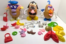 Vintage 1983 / 85 Mr. Potato Head Bundle Lot W/ Many Pieces Hasbro Preskool Toys