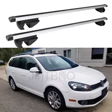 For VW Golf Wagon 2002-2019 SUV Car Top Roof Rack Cross Bar Luggage Carrier Lock