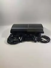 Sony PlayStation 3 Fat PS3 80GB Black Console Gaming System CECHK01