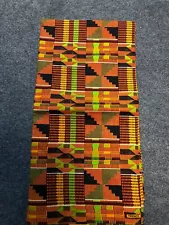 ON SALES 6 YARDS 100% Cotton African Kente Ankara Wax Print Fabric