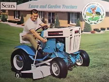 Sears Suburban Custom Lawn Garden Tractor 1970 Sales Brochure Manual h.p 12 10 7