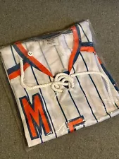 2024 New York Mets Hockey Jersey Blue Orange SGA Stadium Giveaway Large