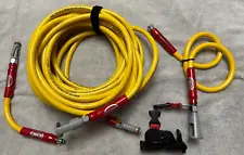 Brownie’s 1st and 2nd stage hookah hose 40 ft 5/16 diving kit w/QRS Fittings