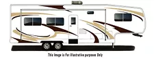 RV, Trailer Hauler, Camper, Motor-home Large Decals/Graphics Kits 28-k