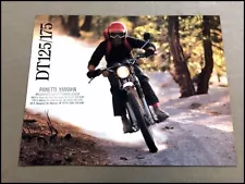 1981 Yamaha DT125 DT175 Motorcycle Bike Vintage Original Sales Brochure Catalog