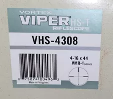 Vortex Viper HS-T 4-16x44 VMR-1 Scope, MRAD, Matte Black VHS-4308