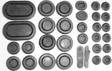 1965 1966 MUSTANG RUBBER PLUG KIT, COMPLETE (For: 1965 Mustang)