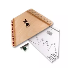 Music Maker Wooden Musical Instrument Harp for Kids w/ Tuner, Case & Sheet Music