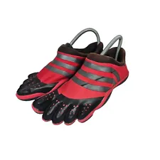 Adidas Adipure Trainer Five Finger Shoes Black Red Men's Size US 9