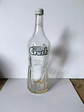 VINTAGE ORANGE CRUSH SODA BOTTLE 26 FL OZ RETURN FOR REFUND