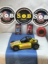 Hot Wheels Redlines 1975 Rock Buster 1:64 Yellow Diecast USED EX Dune Buggy