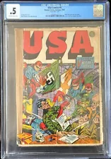 USA Comics 5 CGC .5 Golden Age (Wrong Back Cover) WWII References 9/4 Ebay Live