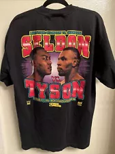 Vintage Bruce Seldon VS Mike Tyson Official MGM Grand 1996 Boxing T Shirt XL