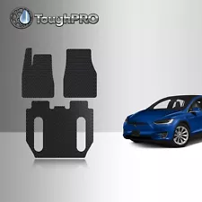 ToughPRO Floor Mat For 2017 - Aug 2020 Tesla Model X 6 Seater No Center Console