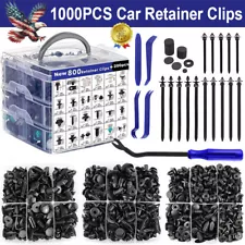 1000PCS Car Push Retainer Clip Automotive Plastic Clips Auto Push Pin Rivets Set (For: 1986 Toyota Tercel)