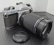 New ListingPentax K-1000 35mm SLR Camera w/ SMC PENTAX -M 1:4 200mm Lens Working