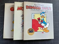 LOT OF 3 HARPER DISNEY HC'S W/DJ'S MICKEY, DONALD, GOOFY 1984