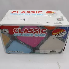 Sandtastik Fine Grain Sand for Arts & Crafts White 10LBS CS1001