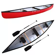 Expedition Canoe for Family or Fishing 15.8ft | 2 to 4 person | comfortable seat