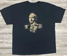 BILL MURRAY Shirt XL Military General RARE Black & Gold