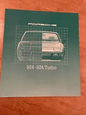 Genuine Porsche 924/Porsche 924 Turbo Sales Brochure c 1980