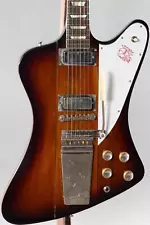 2023 Gibson Custom Shop Historic ‘63 Firebird V Vintage Sunburst Maestro Vibrola