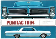 Pontiac Strato-Chief Laurentian Parisienne 1964 Canadian Market Sales Brochure