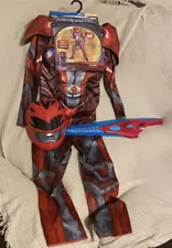 Power Rangers Mighty Morphin Red Ranger Halloween Costume, Mask, & Power Sword