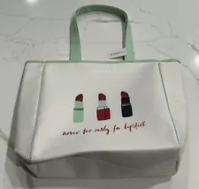 Clinique x Kate Spade Tote Bag “ Never Too Early For Lipstick”