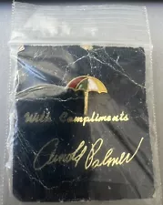 Vintage 80s Arnold Palmer Complimentary Umbrella Hat Lapel Collectible Pin