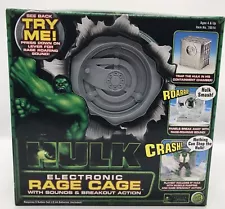 Hulk Rage Cage Breakout Action Electronic Sounds Toy Biz 2003