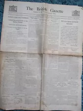 OLD NEWSPAPER THE BRITISH GAZETTE 1926 NO.2