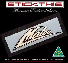 Maloo Ute Tailgate or Guard Decal/Sticker - HSV VG VP VR VS - Black/White