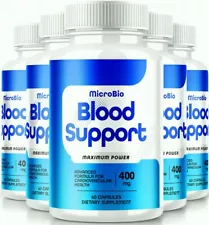 (5 Pack) MicroBio Blood Booster, Micro Bio Pills for Blood Flow & Circulation