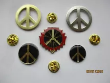 SALE CND CAMPAIGN FOR NUCLEAR DISARMAMENT PEACE GROUP VINTAGE JOB LOT PIN BADGES