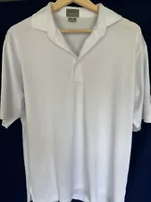 FENNEC Highly Evolved Polo Shirt Men Medium White Golf Casual Classy Comfortable