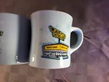 Waffle House Christmas Holiday 2023 Tuxton Blue Snowflake Diner Coffee Mug Cup