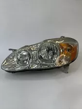 2003 2004 2005 2006 2007 2008 TOYOTA COROLLA HEADLIGHT LAMP LEFT DRIVER SIDE OEM