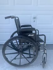 New ListingDrive Medical Silver Sport 2 Wheelchair - Black