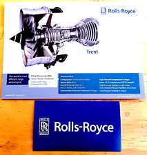 ROLLS ROYCE TRENT XWB Engine Sticker & A ROLLS ROYCE Logo Sticker