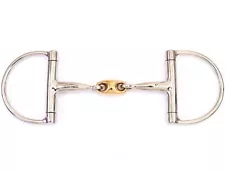 Cavalon Hunter D-Ring Lozenge Snaffle Horse Bit