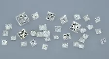 Mixed Lot of princess cut Loose diamonds 1.94ct natural loose diamonds