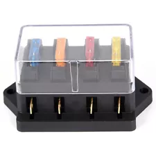 Car Auto Blade Fuse Box Block Holder Panel With LED Indicator Fit For Truck SUV