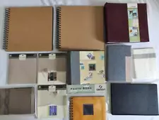 Lrg Lot of 12 Craft SCRAPBOOKING Albums Photo Books Mini Books + Many NIP 9lbs