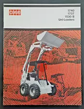 Case Model 1530B-1737-1740 Uni Loaders Skid Steer Loader Dealer Sales Brochure