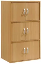 6 Door Storage Cabinet Office Organizer Kitchen Pantry Cupboard Shelves COLORS