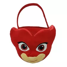 PJ Masks Red Owlette Plush Halloween Easter Bucket For Trick Or Treat EUC