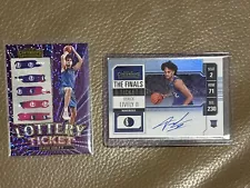 2023-24 Panini Contenders Dereck Lively II The Finals Ticket Auto /49 Mavericks